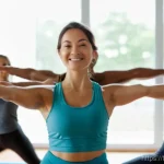 요가강사 커리어 개발 방법 - **Embracing New Beginnings: Inclusive Yoga Class**
A brightly lit, modern yoga studio with large...