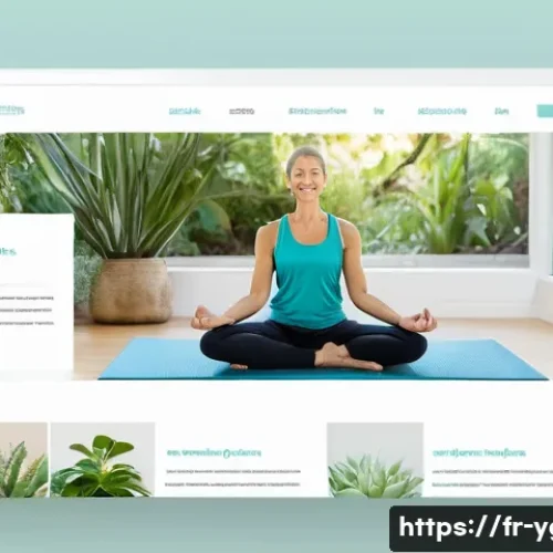 Home 24 요가강사 디지털 마케팅 전략 - **Prompt for "Créer votre cocon digital : Le site web, votre ancre invisible" (Your Digital Cocoon: ...